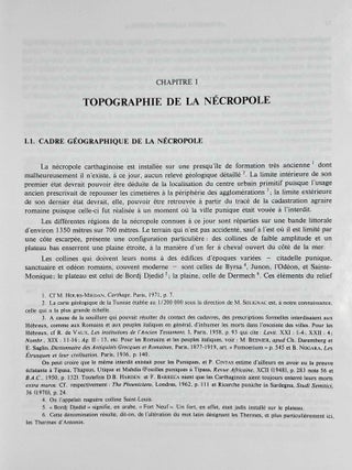 Les tombes puniques de Carthage. Topographie, structures, inscriptions et rites funéraires.