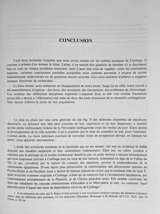Les tombes puniques de Carthage. Topographie, structures, inscriptions et rites funéraires.
