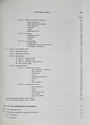 Les tombes puniques de Carthage. Topographie, structures, inscriptions et rites funéraires.