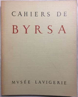 CAHIERS DE BYRSA. Tomes I à IX. + Mélanges de Carthage. Collection complète: 1951-1965