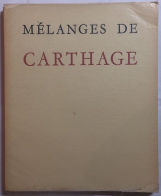 CAHIERS DE BYRSA. Tomes I à IX. + Mélanges de Carthage. Collection complète: 1951-1965[newline]M5592-03.jpg