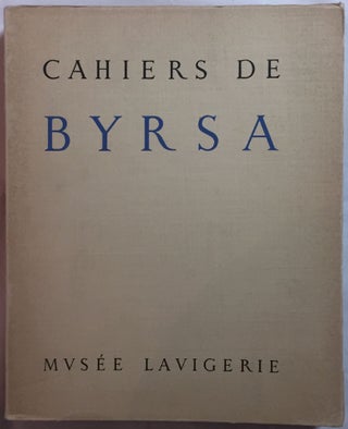 CAHIERS DE BYRSA. Tomes I à IX. + Mélanges de Carthage. Collection complète: 1951-1965