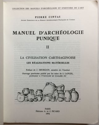 Manuel d'archéologie punique. Vol. I & II (complete set)[newline]M5604-04.jpg