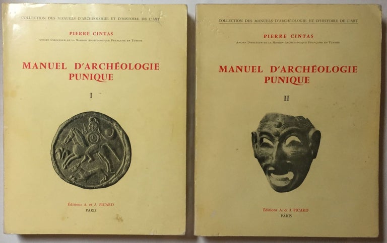 Item #M5604 Manuel d'archéologie punique. Vol. I & II (complete set). CINTAS Pierre.[newline]M5604.jpg
