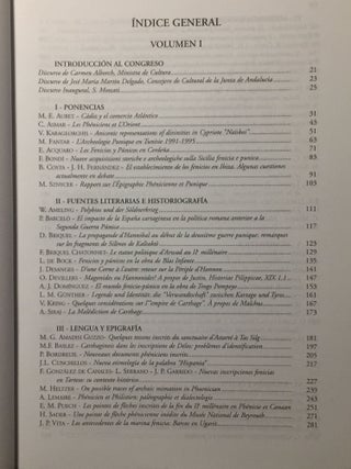 Actas del IV Congreso internacional de estudios fenicios y punicos. Cadiz, 2 al 6 de Octubre de 1995. Vol. III.[newline]M5605-02.jpg