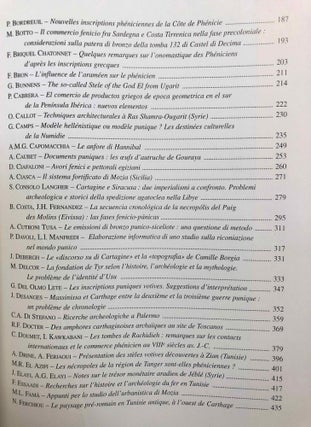 Actes du IIIe Congrès International des études Phéniciennes et Puniques. Tunis, 11-16 novembre 1991. Volumes I & II (complete set)[newline]M5606b-03.jpg