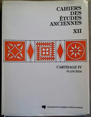 Cahier des Etudes Anciennes, IX-X, XII, XIII -Carthage II à V.[newline]M5611-03.jpg