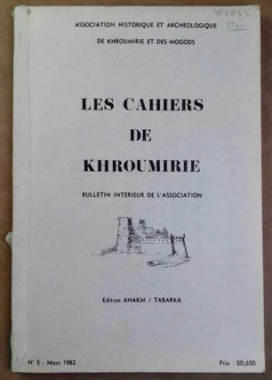 Item #M5625 Les cahiers de Khroumirie. No 5. Mars 1982. AAE - Journal - Single issue[newline]M5625.jpg