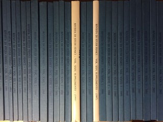 Rivista di studi Fenici. Volumes XI to XXX. + supplements to volumes XXI, XXIV et XXV.[newline]M5636-01.jpg