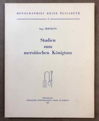 Item #M5642 Studien zum meroitischen Königtum. HOFMANN Inge[newline]M5642.jpg