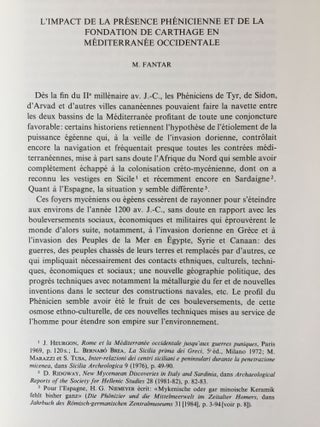Studia Phoenicia VI. Carthago. Acta Colloquii Bruxellensis habiti diebus 2 et 3 mensis Maii anni 1986.[newline]M5646-04.jpg
