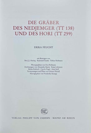Die Gräber des Nedjemger (TT 138) und des Hori (TT 259)[newline]M5661h-01.jpeg