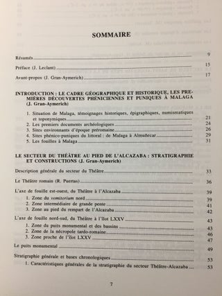 Malaga phénicienne et punique. Recherches franco-espagnoles 1981-1988.[newline]M5671-02.jpg