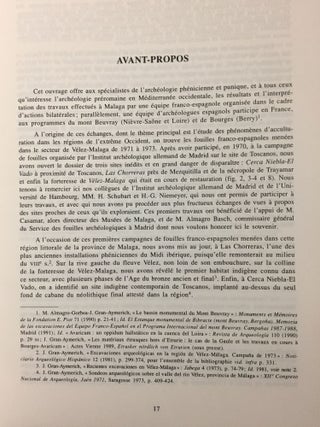 Malaga phénicienne et punique. Recherches franco-espagnoles 1981-1988.[newline]M5671-05.jpg