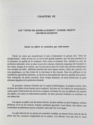 Art et magie au temps des pyramides. L'&eacute;nigme des t&ecirc;tes dites "de remplacement".[newline]M5688b-05.jpeg
