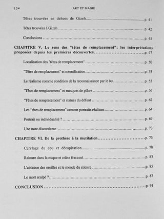 Art et magie au temps des pyramides. L'&eacute;nigme des t&ecirc;tes dites "de remplacement".[newline]M5688b-09.jpeg