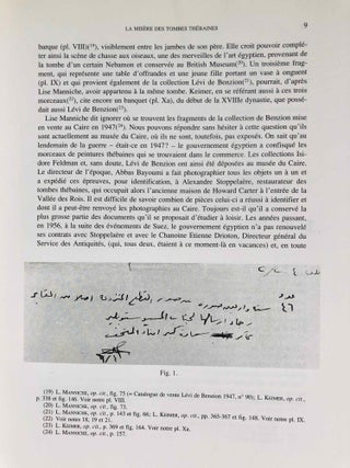 La misère des tombes thébaines
