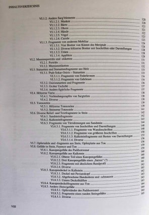 Das Grab des Padihorresnet, Obervermögensverwalter der Gottesgemahlin des Amun. Vol. I: Text. Vol. II: Tafeln (complete set)