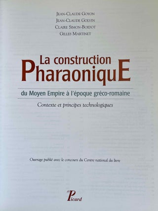La construction pharaonique