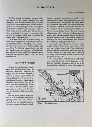 Palaeolithic Quarrying Sites in Upper and Middle Egypt