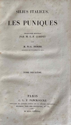 Les puniques. 3 volumes (complete set)[newline]M5741-07.jpeg