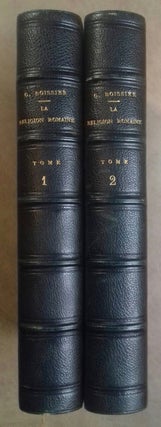 Item #M5774 La religion romaine d'Auguste aux Antonins. 2 volumes (complete set). BOISSIER Gaston[newline]M5774.jpg