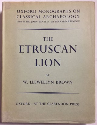 Item #M5779 The Etruscan Lion. BROWN W. Llewellyn[newline]M5779.jpg