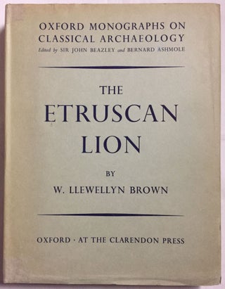 Item #M5779 The Etruscan Lion. BROWN W. Llewellyn
