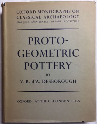 Item #M5803 Protogeometric pottery. DESBOROUGH V. R. d'A