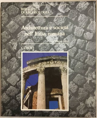 Item #M5816 Architettura e societa nell'Italia romana. GROS Pierre[newline]M5816.jpg