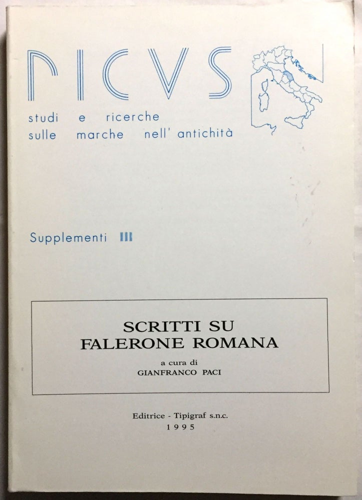 Item #M5847 Scritti su Falerone romana. PACI Gianfranco, a cura di.[newline]M5847.jpg