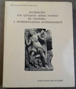 Item #M5849 Recherches sur quelques séries d'urnes de Volterra à représentations...