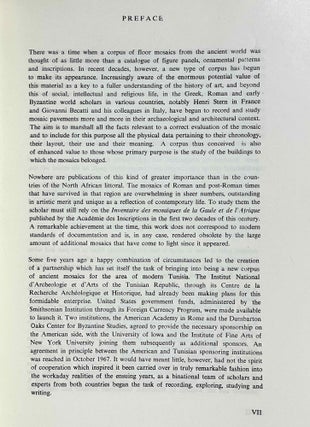 Corpus des mosaïques de Tunisie. Volume I: Région de Ghar el Melh (Porto Farina). Atlas archéologique de la Tunisie, feuille 7. Fascicules 1, 2 et 3 (complete set)[newline]M5871-05.jpeg