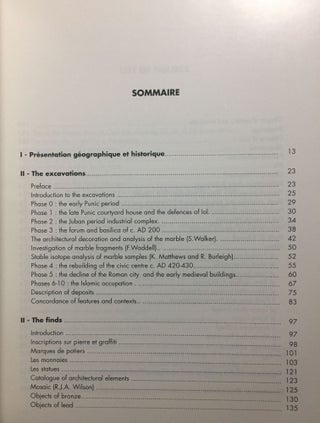 Fouilles du forum de Cherchel, 1977-1981. Tomes 1 and 2, with: Rapport préliminaire (complete set)[newline]M5889-03.jpg