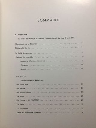Fouilles du forum de Cherchel, 1977-1981. Tomes 1 and 2, with: Rapport préliminaire (complete set)[newline]M5889-07.jpg