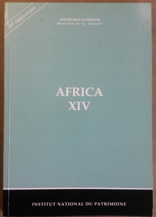 Item #M5909 AFRICA.Vol. XIV - Revue des Etudes et Recherches préhistoriques, antiques,...