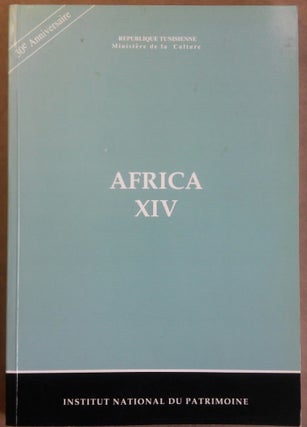 Item #M5909 AFRICA.Vol. XIV - Revue des Etudes et Recherches préhistoriques, antiques,...[newline]M5909.jpg
