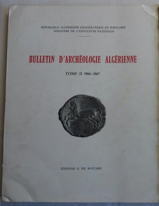 Item #M5929 Bulletin d'archéologie algérienne. Vol. II. 1966-1967. AAE - Journal - Single issue[newline]M5929.jpg