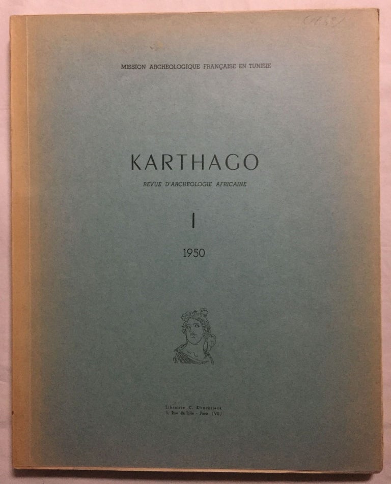Item #M5944 Karthago. Revue d'archéologie africaine. Tome I. AAE - Journal - Single issue.[newline]M5944.jpg