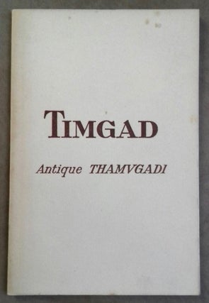 Item #M5982 Timgad. Antique Thamugadi. COURTOIS Christian[newline]M5982.jpg