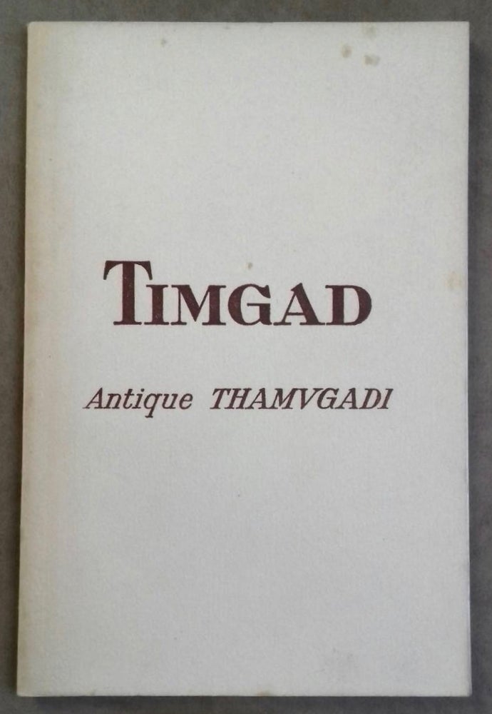 Item #M5982 Timgad. Antique Thamugadi. COURTOIS Christian.[newline]M5982.jpg