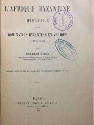 L'Afrique byzantine