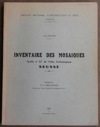 Item #M6013 Inventaire des mosaïques. Feuille no 57 de l'Atlas Archéologique. Sousse. FOUCHER...[newline]M6013.jpg