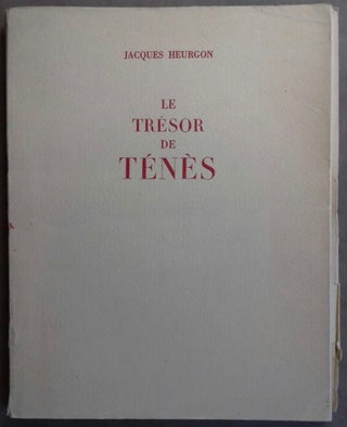 Item #M6022b Le trésor de Ténès. HEURGON Jacques[newline]M6022b.jpg