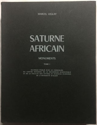 Item #M6039 Saturne africain. Monuments. Vol. I: Afrique proconsulaire. Vol. II:...[newline]M6039.jpg