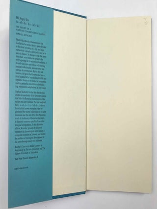 Oh Angry Sea (a-ab-ab-hu-lih-la): The History of a Sumerian Congregational Lament[newline]M6044-01.jpeg