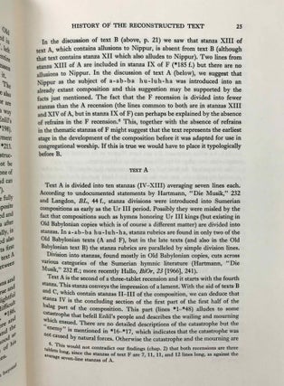 Oh Angry Sea (a-ab-ab-hu-lih-la): The History of a Sumerian Congregational Lament
