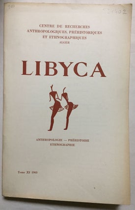 Item #M6049 Libyca. Tome XI. 1963. AAE - Journal - Single issue