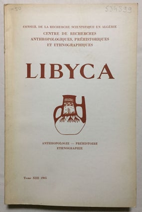 Item #M6051 Libyca. Tome XIII. 1965. AAE - Journal - Single issue[newline]M6051.jpg