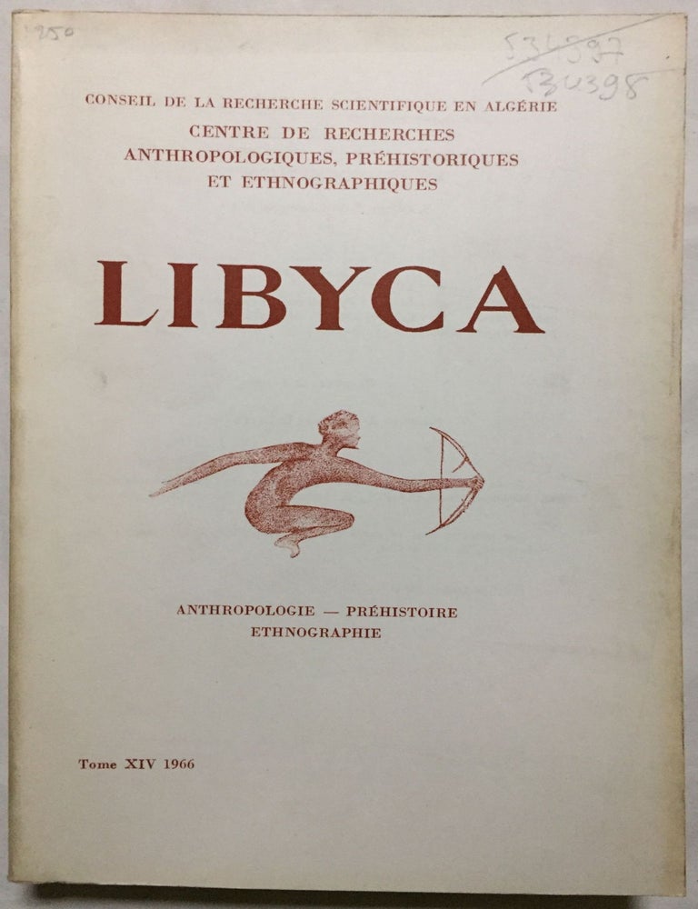 Item #M6052 Libyca. Tome XIV. 1966. AAE - Journal - Single issue.